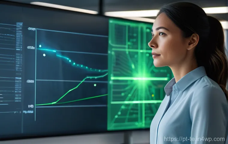 신경망 아키텍처의 객관적 성능 평가 지표 - The Illusion of Simple Precision**
A highly detailed, professional illustration of a female data sci...