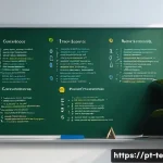 Home 22 모델 컴파일 시 아키텍처 선택의 중요성 - A detailed digital illustration of a neural network architecture comparison chart designed for Portu...