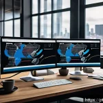 Home 20 신경망 아키텍처의 구체적 설계 단계 - A detailed, modern workspace scene showing a data scientist analyzing neural network architectures o...